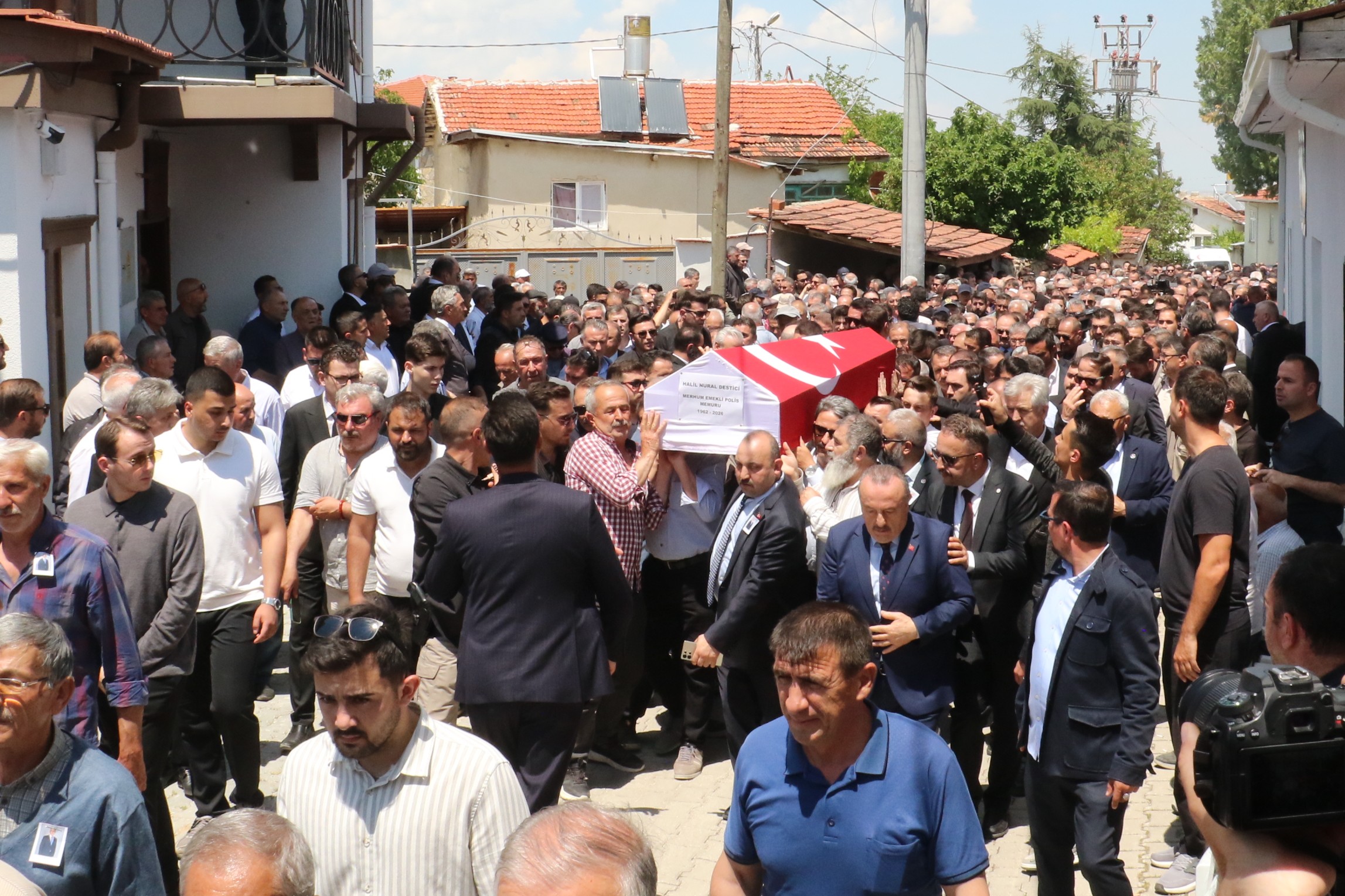 Mustafa Destici’nin ağabeyi, son yolculuğuna uğurlandı