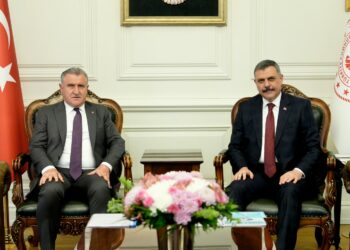 İçişleri Bakanı Çiftçi, Gençlik ve Spor Bakanı Bak ile görüştü
