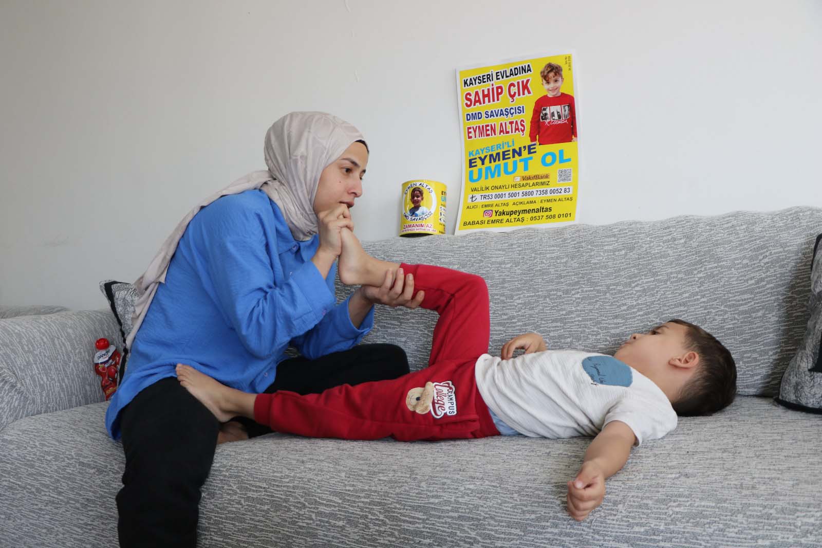 DMD'li Eymen'in annesi: Evladımın acısıyla sınanmak istemiyorum
