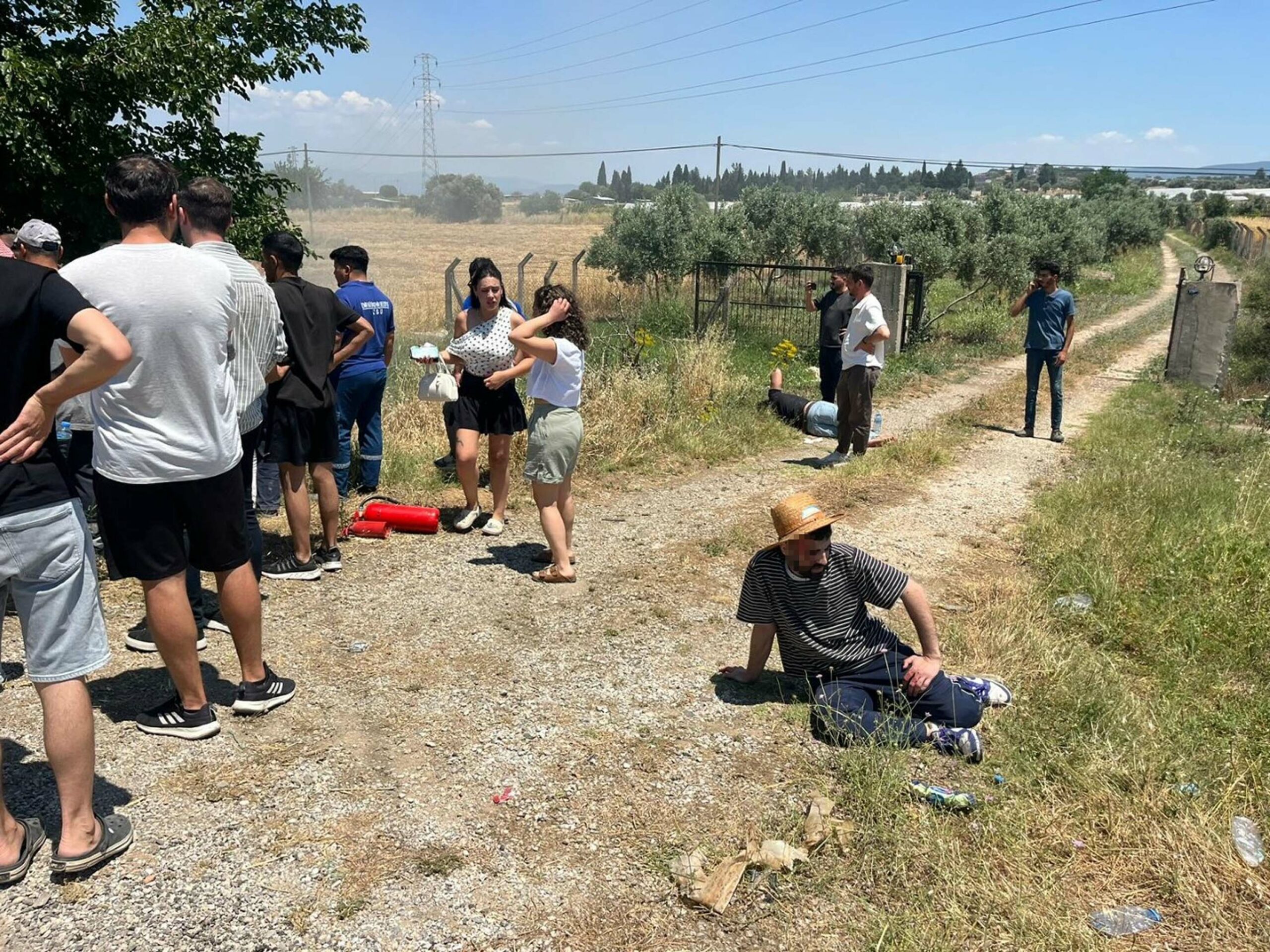 İzmir'de otomobil, ağaca çarptı: 4 ağır yaralı