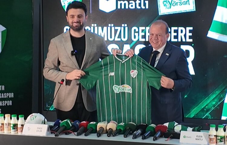 Bursaspor'un forma göğüs sponsoru 70 milyon TL bedelle Yörsan oldu