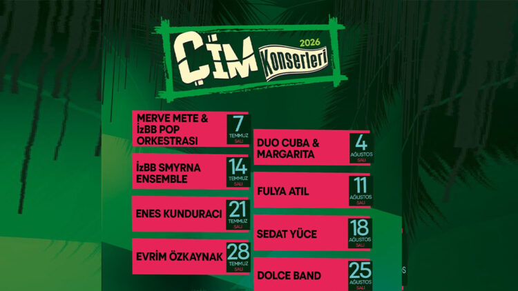Çim Konserleri yaza renk katacak