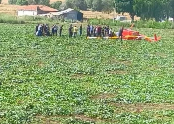 Ankara'da eğitim helikopteri düştü; 2 yaralı var