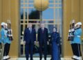 Külliye'de diplomasi zirvesi! Erdoğan çifti NATO liderlerini ağırladı