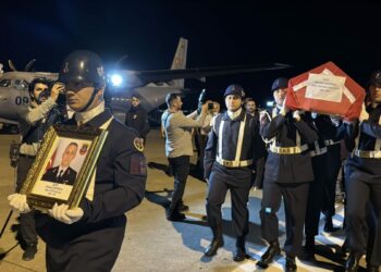 Şehit uzman çavuşun cenazesi, Samsun’a getirildi