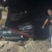 Kandıra’da otomobil denize girdi
