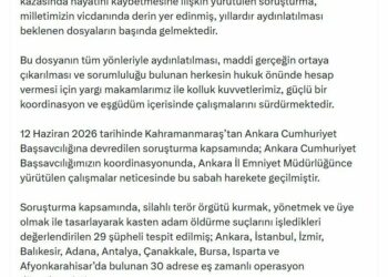 Yazıcıoğlu soruşturmasında 25 gözaltı