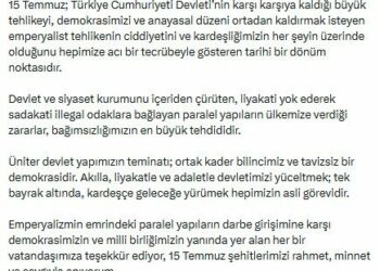 Kılıçdaroğlu'ndan '15 Temmuz' mesajı