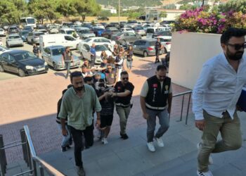 Bodrum'da restorandaki cinayetin şüphelileri adliyede