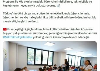 TÜBİTAK'tan köy okullarına bilim ve teknoloji desteği