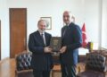 Bakan Ersoy, TİBU Rektörü Görmez ile bir araya geldi