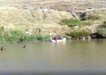 Çaya düşen kardeşlerden biri öldü, diğeri aranıyor