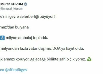DOA ile 17 günde 33 milyon ambalaj geri dönüşüme kazandırıldı