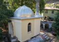 Anamur'daki 9 metrekarelik cami dronla görüntülendi