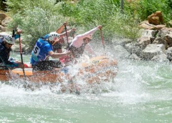 Türkiye Rafting Şampiyonası'nın 3'üncü ayağından renkli görüntüler