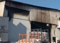Bursa'da kumaş fabrikasında yangın