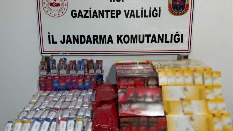 Gaziantep'te 1 milyon TL değerinde kaçak ürün ele geçirildi