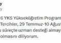 YKS Yükseköğretim Programları ve Kontenjanları Kılavuzu yayımlandı