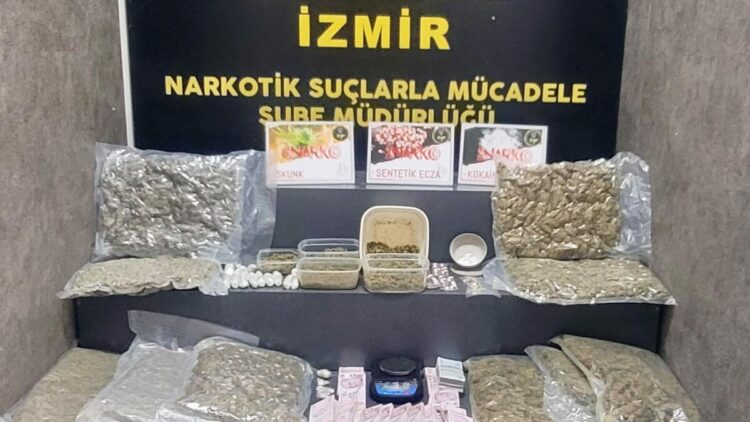 İzmir'de uyuşturucu operasyonunda 1 tutuklama