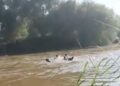 Eda ve Şahin'in nehirde akıntıya kapıldıkları anlar kamerada