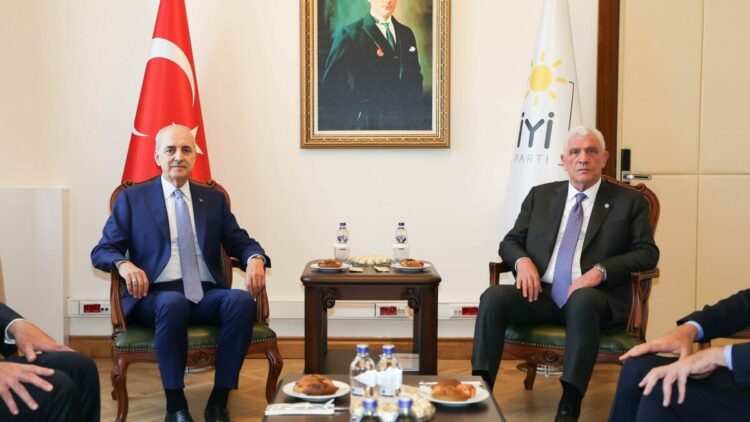 TBMM Başkanı Kurtulmuş, Dervişoğlu ile görüştü