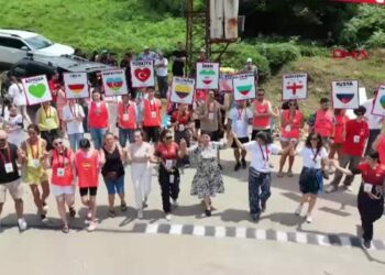 Rize'deki festivalde 12 ülkeden katılımcılar tahta arabalarla yarıştı