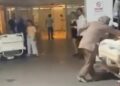 Hastanenin yoğun bakım ünitesinde yangın; 2 kişi dumandan etkidendi