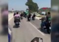 Arkadaşları, kazada ölen Atakan’ı motosikletlerle konvoy yaparak son yolculuğuna uğurladı