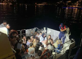 Bodrum'da 40 kaçak göçmen yakalandı