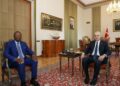 TBMM Başkanı Kurtulmuş, Kamerun Ankara Büyükelçisi Tchatchouwo'yu kabul etti