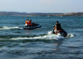 Denizden sonra gölde de jet ski tutkusu