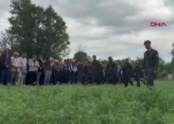 Trafik kazasında ölen askeri personel son yolculuğuna uğurlandı