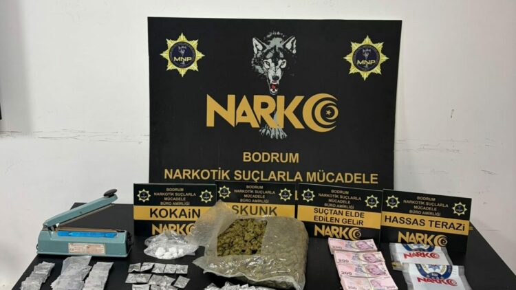 Bodrum’da uyuşturucu operasyonu: 4 gözaltı