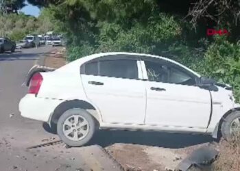 Hafriyat kamyonu ile otomobil çarpıştı; 1 ölü, 2 yaralı