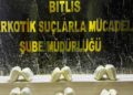 Bitlis'te 8 kilo skunk ele geçirildi