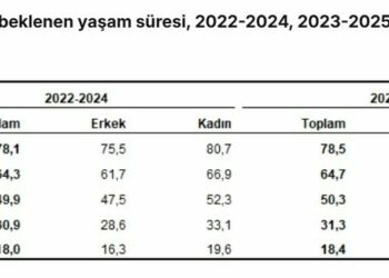 TÜİK: Doğuşta beklenen yaşam süresi 78,5 yıl oldu
