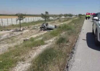 Otomobil takla attı: 1 ölü, 3 yaralı