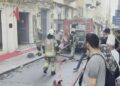 Taksim'de alışveriş merkezindeki lokantada çıkan yangın söndürüldü