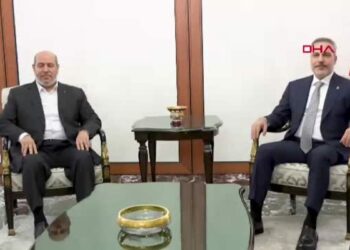 Bakan Fidan, Hamas Siyasi Büro Şefi Halil Hayye'yi kabul etti