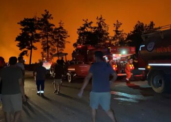 Fethiye’de orman yangını