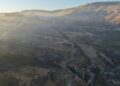 Çanakkale’deki orman yangınında yanan alanlar dronla görüntülendi