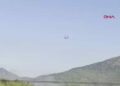 Fethiye'deki orman yangınına müdahale sabahın ilk ışıklarıyla sürüyor