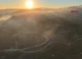 Çanakkale'deki orman yangınında yanan alanlar dronla görüntülendi