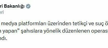 52 ilde suç örgütlerini öven paylaşımlara 216 gözaltı