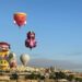 Kapadokya’da figürlü balonlar, gökyüzünü renklendirdi