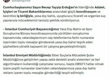Yasa dışı bahis mesajlarına operasyon: 33 gözaltı kararı