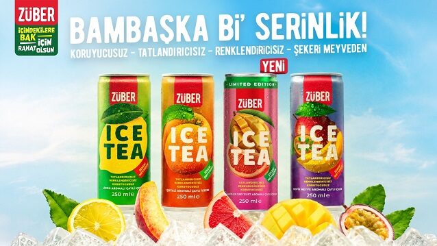 Züber’in yeni içeceği ‘Mango ve Greyfurt Limited Edition’ pazara sunuldu