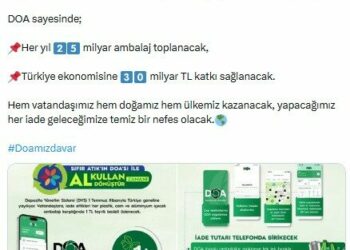Bakan Kurum: Şişeni DOA'ya at, 1 TL kazan