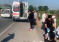 Gemlik'te işçi servis minibüsüyle otomobil çarpıştı; 15 yaralı