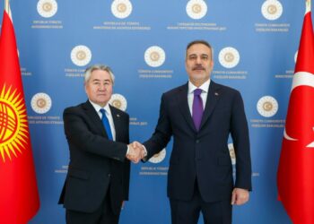 Bakan Fidan, Kırgız mevkidaşı Kulubayev ile görüştü